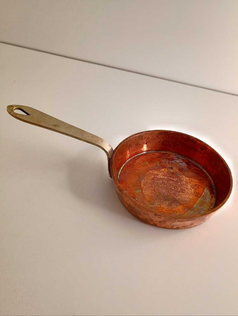 3" Restaurant Lasserre Paris Souvenir Copper Pan - Picture 5 of 9